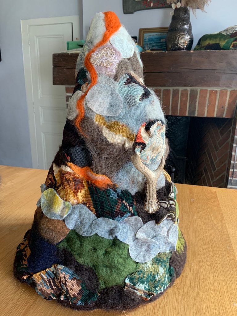 Un volcan, face Nord