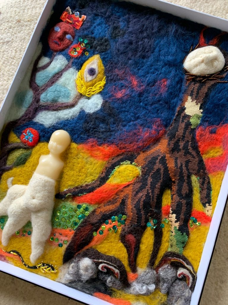 Une Rencontre - 50x40cm