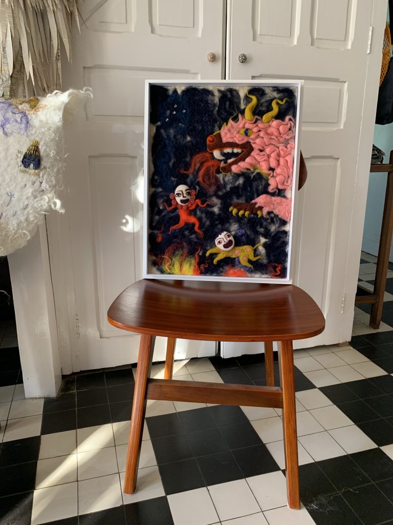 Dragon 1, 39x50x5 cm(couvercle amovible vitré)