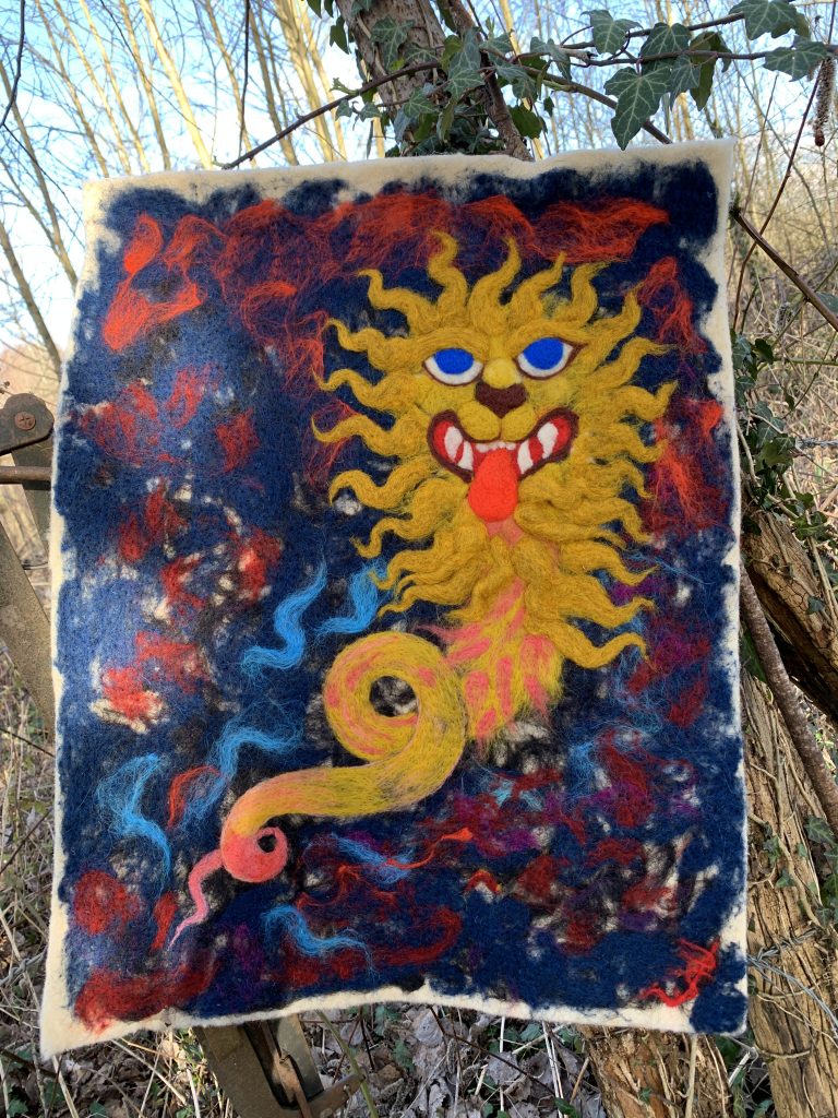 Dragon-Lion, 62x50x2cm