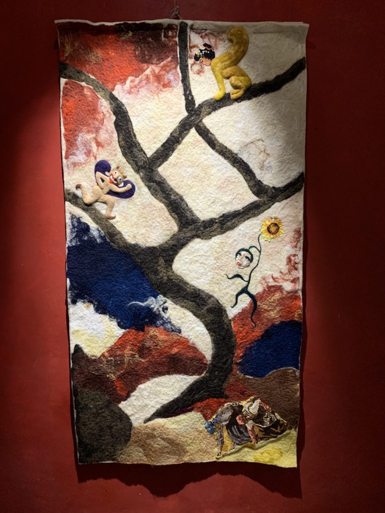 Héliotrope 140x76x2 cm, 2024