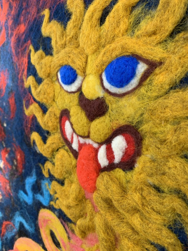 Dragon-Lion, 62x50x2cm