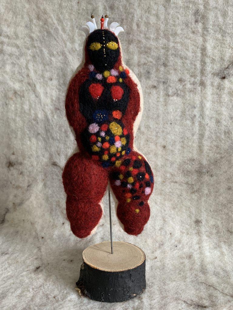 Petite Louve 24x10x5 / H28cm sur socle